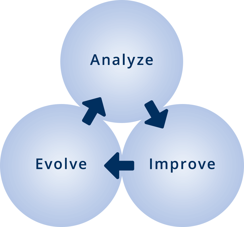 Analyze Improve Evolve